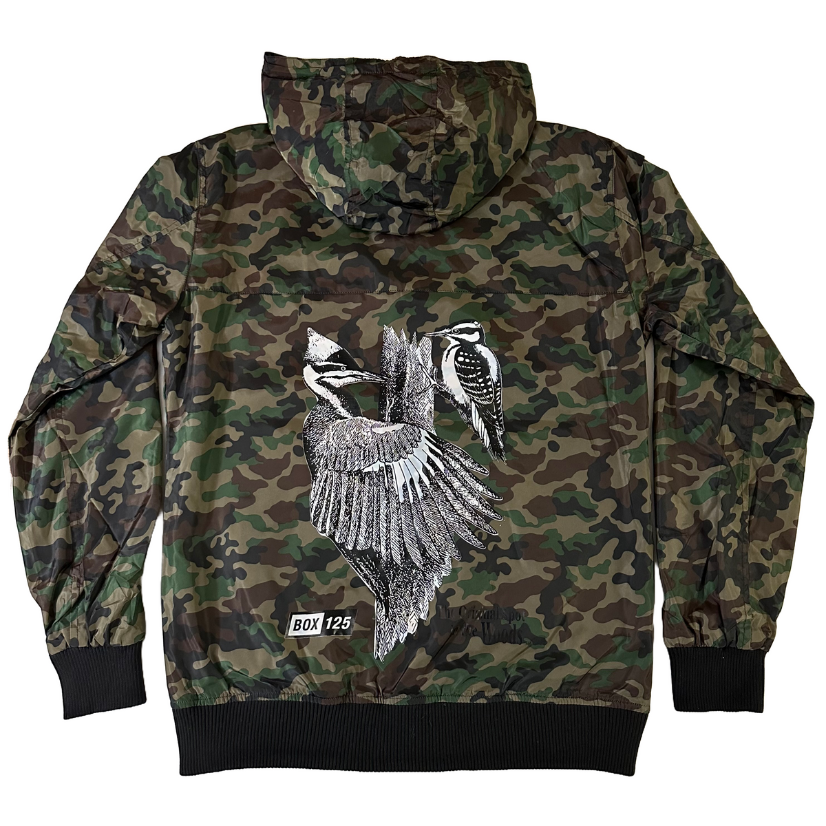 BIRDS WINDBREAKER JACKET - CAMO – BOX 125