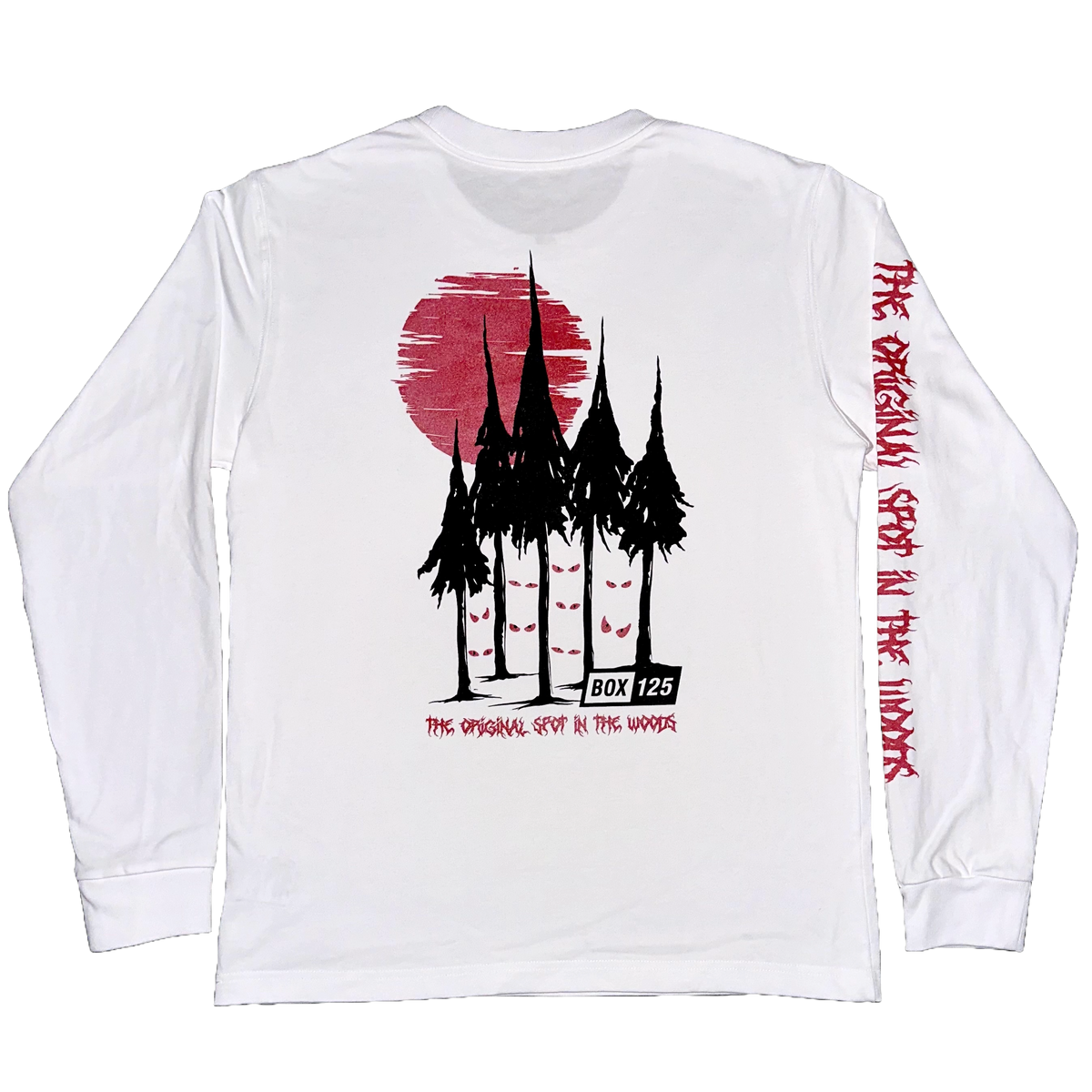 IN THE WOODS L/S TEE - WHITE – BOX 125