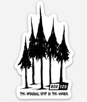 IN THE WOODS STICKER - 1.18” x 3”