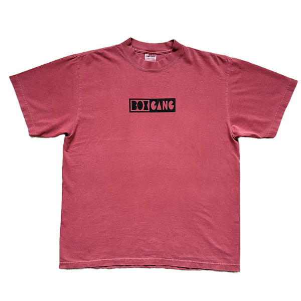 BOXGANG GARMENT DYED TEE - CLAY RED