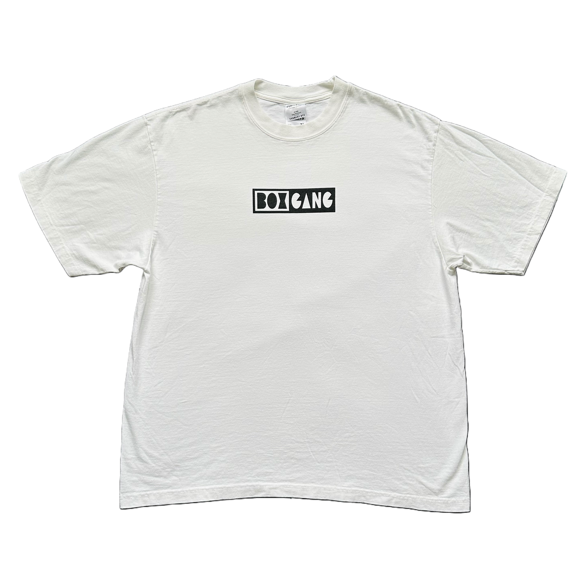 nagonstans ｓｑｕａｒｅ　ｂｏｘ　ｓｈｉｒｔ BANG SQUARE TEXT BOX SHIRT – nonobueno™