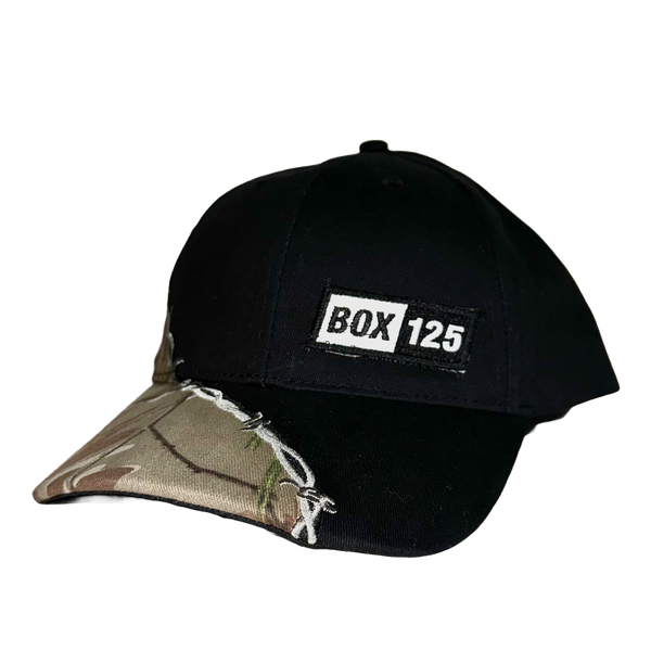 BARBED WIRE CAMO HAT - BLACK/CAMO