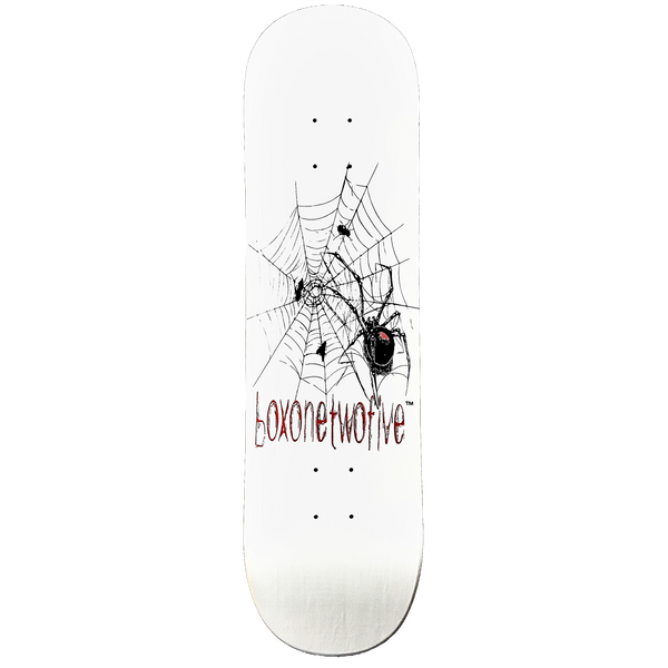 SPIDER SKATE DECK - WHITE