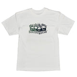 SKULL PYRAMID TEE - WHITE (MULTI INK)