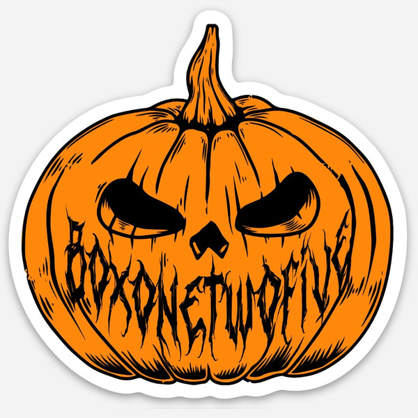 PUMPKIN STICKER - 3” x 2.92”