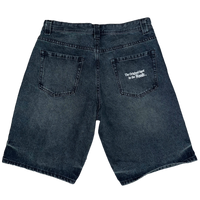 LOONE BAGGY JEAN SHORTS - VINTAGE DARK DENIM