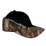 BARBED WIRE CAMO HAT - BLACK/CAMO