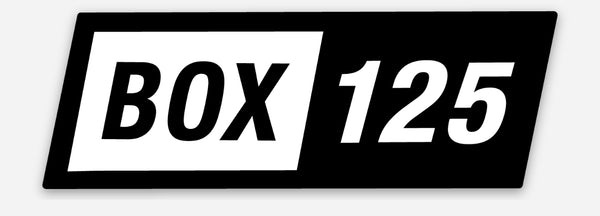 BOX LOGO STICKER - 3” x 1.03”