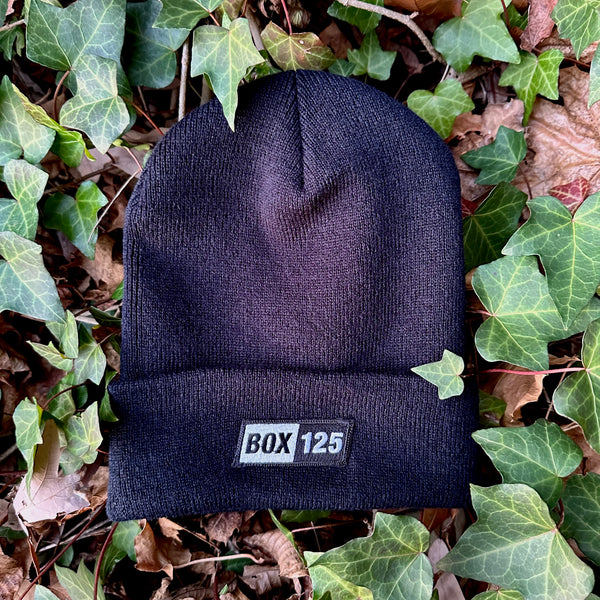 Black box logo beanie Clearance