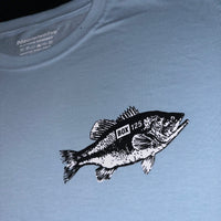 FISH OF PA TEE - ICE BLUE