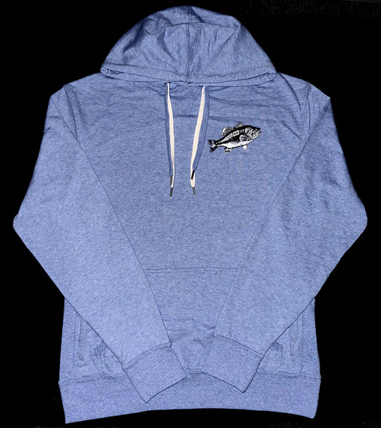 FISH OF PA FRENCH TERRY HOODIE- SKY HEATHER