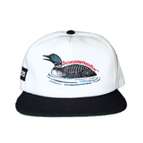 LOONE SNAPBACK HAT - WHITE/BLACK