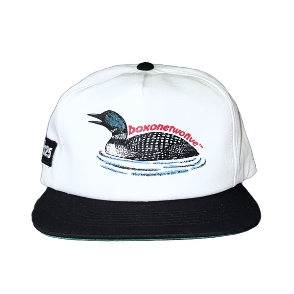 LOONE SNAPBACK HAT - WHITE/BLACK