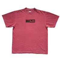 BOXGANG GARMENT DYED TEE - CLAY RED