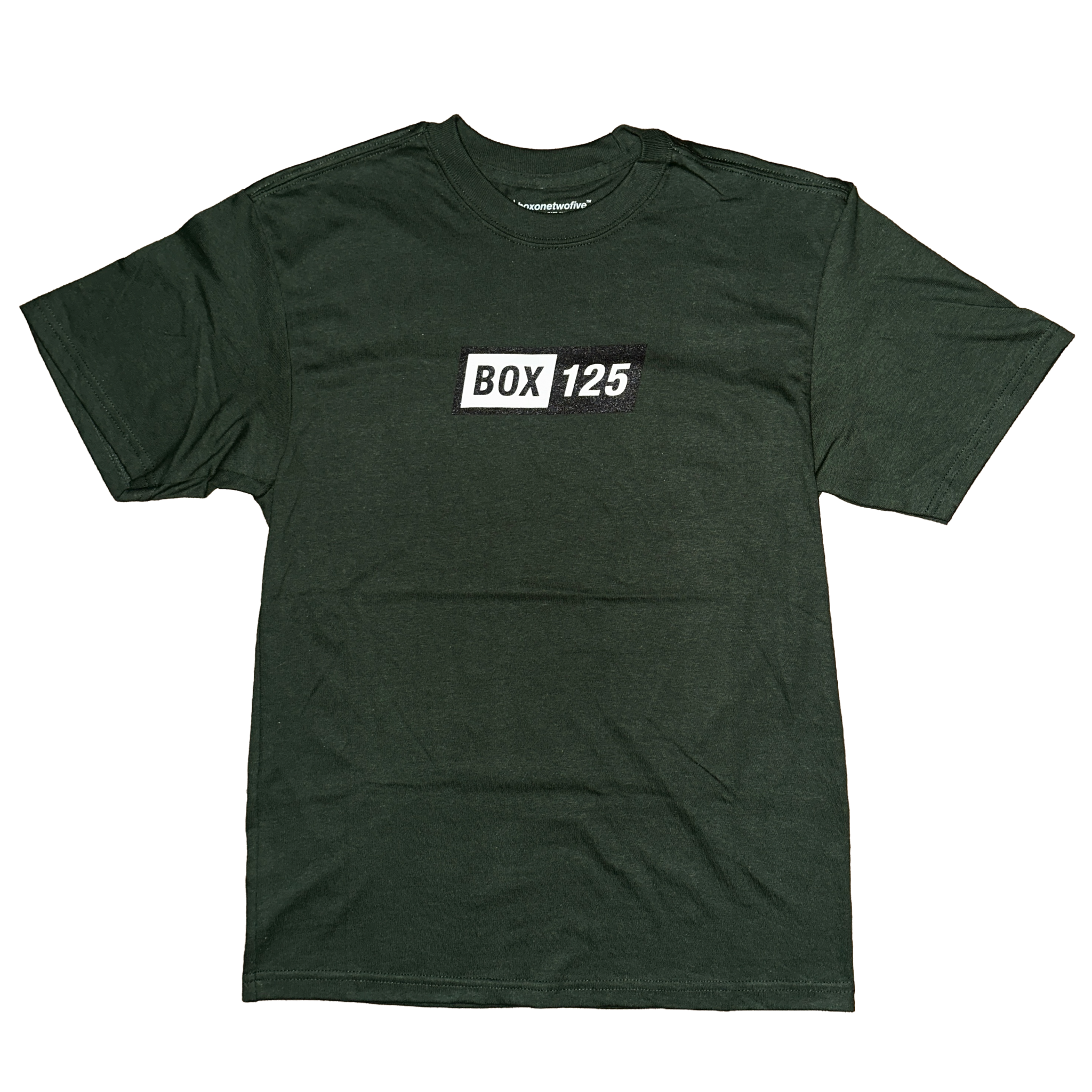 BOX LOGO TEE - FOREST GREEN – BOX 125