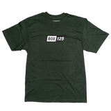BOX LOGO TEE - FOREST GREEN