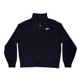 CLOUDY DAY HEAVYWEIGHT QUARTER-ZIP PULLOVER - BLACK