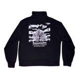 CLOUDY DAY HEAVYWEIGHT QUARTER-ZIP PULLOVER - BLACK