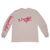 NIGHTMARE IN THE WOODS HEAVYWEIGHT LONG SLEEVE POCKET TEE - BONE