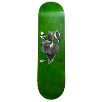 BIRDS SKATE DECK - STAINED GREEN