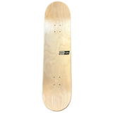 WHITE BOX SKATE DECK - BLACK