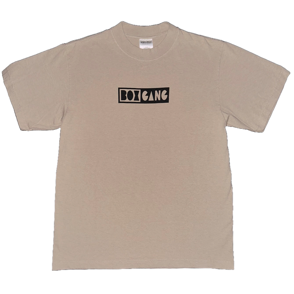 BOXGANG GARMENT DYED TEE - TAN