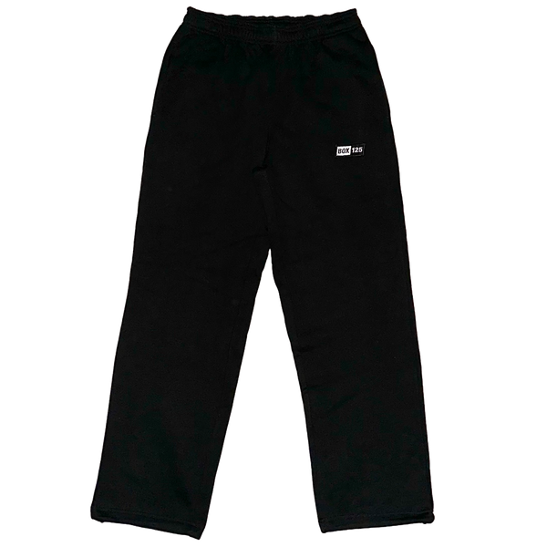 BOX LOGO SWEATPANTS - BLACK