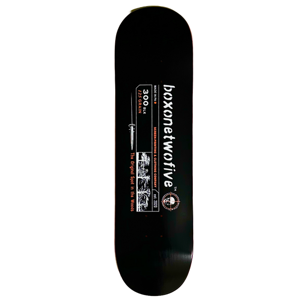 HEADSHOT SKATE DECK - BLACK