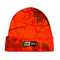 BOX LOGO CAMO BEANIE - ORANGE CAMO