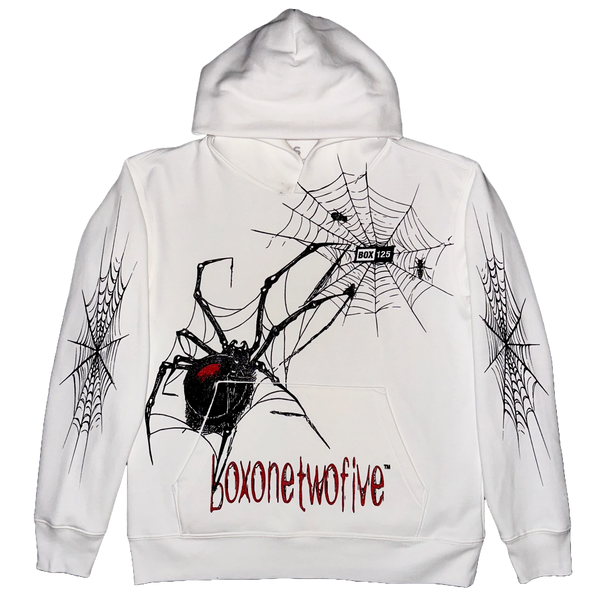 SPIDER HOODIE - WHITE