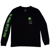 IN THE WOODS L/S TEE - BLACK