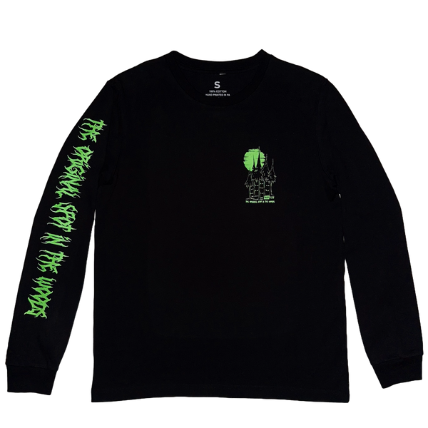 IN THE WOODS L/S TEE - BLACK