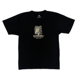 BARN OWL GARMENT DYED TEE - BLACK