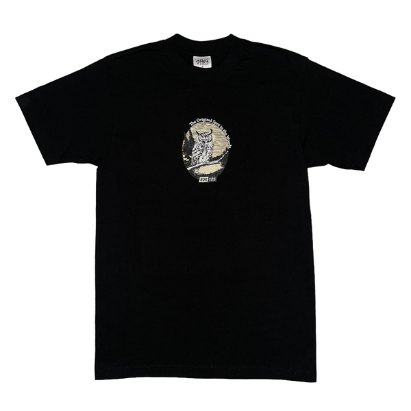 GREAT HORNED OWL TEE - BLACK