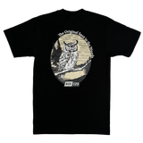 GREAT HORNED OWL TEE - BLACK