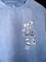 LOST AT SEA SUN DRIED TEE - SLATE