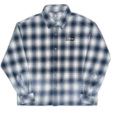 LOST AT SEA SUN DRIED FLANNEL - BLUE