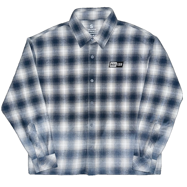 LOST AT SEA SUN DRIED FLANNEL - BLUE