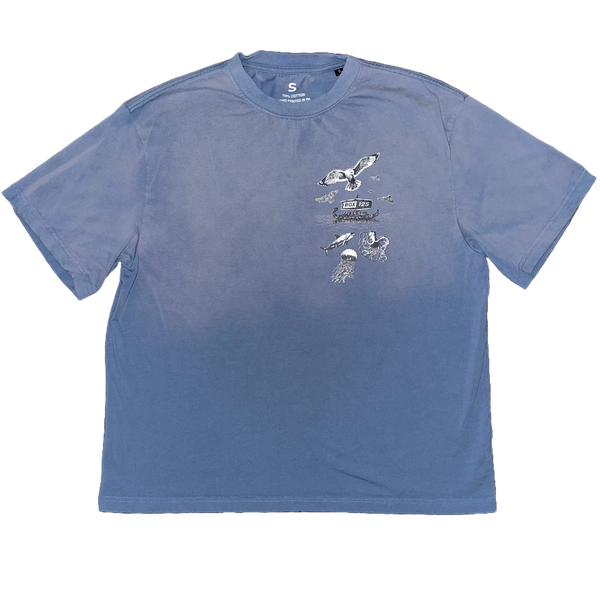 LOST AT SEA SUN DRIED TEE - SLATE