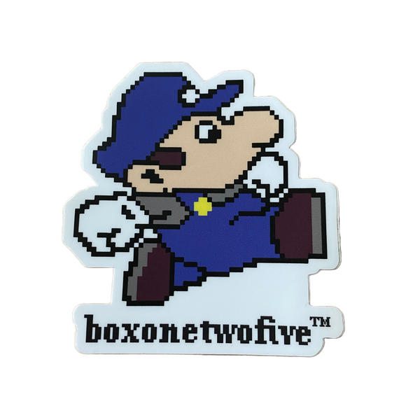 BOX 125 Mailboy Die-Cut Sticker